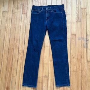 Levi Strauss 511 Slim Fit Dark Wash Jeans Mens W34 L32